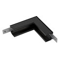 L-connector TRACK 48V standaard, mechanisch, Stereo, zwart