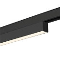 SLV Spotlight op rail IN-LINE 44 DALI 48V stijf, DALI aanstuurbaar IP20, zwart dimbaar