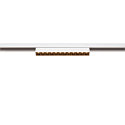 SLV Spotlight op rail IN-LINE 22 TRACK 48V DARKLIGHT REFLECTOR DALI aanstuurbaar IP20, wit dimbaar