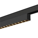 SLV Spotlight op rail IN-LINE 22 TRACK 48V DARKLIGHT REFLECTOR DALI aanstuurbaar IP20, zwart dimbaar
