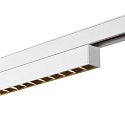 SLV Spotlight op rail IN-LINE 44 TRACK 48V DARKLIGHT REFLECTOR DALI aanstuurbaar IP20, wit dimbaar