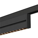 Spotlight op rail IN-LINE 24 TRACK 48V DARKLIGHT REFLECTOR Move DALI IP20, zwart dimbaar