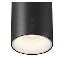 SLV Spotlight op rail NUMINOS� XS 48V DALI 2 40� draaibaar, voor BAP, DALI aanstuurbaar IP20, zwart mat dimbaar