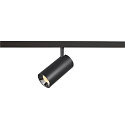 Spotlight op rail NUMINOS� S TRACK 48V DALI aanstuurbaar IP20, chroom, zwart dimbaar