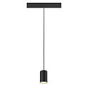 SLV Pendelarmatuur NUMINOS� XS TRACK 48V DALI aanstuurbaar IP20, zwart, wit dimbaar