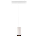 SLV Pendelarmatuur NUMINOS� S TRACK 48V DALI aanstuurbaar IP20, zwart, wit dimbaar