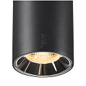 SLV Pendelarmatuur NUMINOS� S TRACK 48V DALI aanstuurbaar IP20, chroom, zwart dimbaar