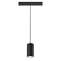 SLV Pendelarmatuur NUMINOS� S 48V DALI 2 20� voor BAP, DALI aanstuurbaar IP20, zwart mat dimbaar