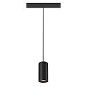 SLV Pendelarmatuur NUMINOS� S 48V DALI 2 40� voor BAP, DALI aanstuurbaar IP20, zwart mat dimbaar