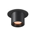 Plafondinbouwarmatuur NUMINOS� PROJECTOR S cilindrisch, zwart