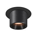 Plafondinbouwarmatuur NUMINOS� PROJECTOR M cilindrisch, zwart
