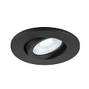 SLV Afdekking UNIVERSAL DOWNLIGHT MOVE rond, draaibaar, zwart