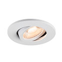 SLV Afdekking UNIVERSAL DOWNLIGHT MOVE rond, draaibaar, wit