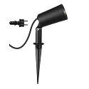 SLV gorund spike luminaire SYNA PLANT round, tiltable IP65, black 