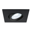 SLV Afdekking UNIVERSAL DOWNLIGHT IP20 hoekig, draaibaar, zwart