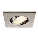 SLV Afdekking UNIVERSAL DOWNLIGHT IP20 hoekig, draaibaar, chroom