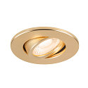 SLV Afdekking UNIVERSAL DOWNLIGHT IP65 rond, draaibaar, goud mat