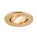 SLV Afdekking UNIVERSAL DOWNLIGHT IP65 rond, draaibaar, goud mat