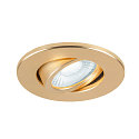 SLV Afdekking UNIVERSAL DOWNLIGHT IP65 rond, draaibaar, goud mat