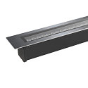 SLV floor recessed luminaire DASAR� 1200 rigid, DALI controllable, passable IP65 / IP67, stainless steel dimmable