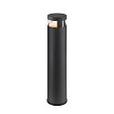 SLV luminaire head M-POL S POLEHEAD IP65, anthracite 