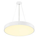 SLV wall and ceiling luminaire MEDO� PRO 60 round, CCT Switch, direct / indirect, UGR < 19 IP50, white dimmable
