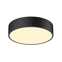 wall and ceiling luminaire MEDO� 30 round, CCT Switch, direct / indirect IP50, black dimmable