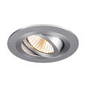 SLV Verzonken plafondring NEW TRIA� 75 rond, aluminium
