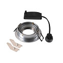 SLV Plafondinbouwarmatuur NEW TRIA® 75 rond GU10 IP20, aluminium