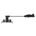 SLV ceiling recessed luminaire NEW TRIA� 75 square GU10 IP20, black