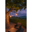 SLV battery table lamp TAHA IP65, black dimmable