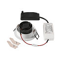 SLV ceiling recessed luminaire NEW TRIA® 75 round IP20, white dimmable