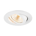 Plafondinbouwarmatuur NEW TRIA� UNIVERSAL 68 rond IP20, wit dimbaar