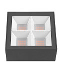 SLV Staande armatuur voor buiten S-CUBE 75 hoekig, CCT Switch, kantelbaar IP65, antraciet dimbaar
