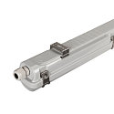 SLV Armatuur voor vochtige ruimten WATERPROOF V 1200 ON-OFF slagvast, schakelbaar IP66, grijs 