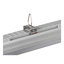 SLV Armatuur voor vochtige ruimten WATERPROOF V 1200 ON-OFF slagvast, schakelbaar IP66, grijs 