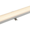 SLV Armatuur voor vochtige ruimten WATERPROOF V 1500 DALI DALI aanstuurbaar, slagvast IP66, grijs dimbaar