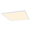 SLV Plafondarmatuur PANEL V 625 ON-OFF CCT Switch, schakelbaar IP54 / IP40, wit, gelakt 