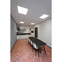 SLV Plafondarmatuur PANEL V 625 ON-OFF CCT Switch, schakelbaar IP54 / IP40, wit, gelakt 