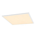 Plafondarmatuur PANEL V 600 ON-OFF CCT Switch, UGR < 19, schakelbaar IP54 / IP40, wit, gelakt 