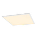 ceiling luminaire PANEL V 600 ON-OFF CCT Switch, UGR < 19, switchable IP54 / IP40, white, lacquered 
