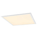 SLV Plafondarmatuur PANEL V 625 DALI DALI aanstuurbaar, CCT Switch, UGR < 19 IP54 / IP40, wit, gelakt dimbaar