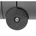 SLV Wandarmatuur voor buitenshuis R-CUBE rond, CCT Switch, cardanisch draaien IP65, antraciet dimbaar