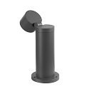 SLV Sokkelarmatuur R-CUBE 35 rond, CCT Switch, cardanisch draaien IP65, antraciet dimbaar