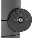 SLV Sokkelarmatuur R-CUBE 35 rond, CCT Switch, cardanisch draaien IP65, antraciet dimbaar