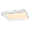 SLV mounting frame PANEL 625 P / 625 V recessed, white, lacquered
