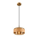SLV pendant luminaire PANTILO ROPE 27 E27 IP20, gold dimmable