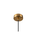 SLV pendant luminaire PANTILO ROPE 27 E27 IP20, gold dimmable