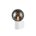 SLV Wandarmatuur VARYT rond E14 IP44, wit