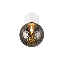 SLV Plafondarmatuur VARYT rond E14 IP44, wit